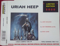 Uriah Heep- Lady In Black (3 Tracks Cdsingle/limited Edition) - Hard Rock & Metal