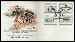 Ciskei 1990 Agricultural Implements Plough Farm Cow Sc 195-98 FDC # 7010 - Ciskei