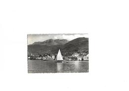 Carte Postale Ancienne  1961 Lugrin (74) Le Lac Léman Et Les Memises - Lugrin