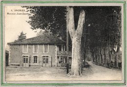 CPA - SABRES (40) - Thème : Arbre - Aspect Des Grands Platanes De L'avenue Jean-Jaurès Dans Les Années 30 - Sabres