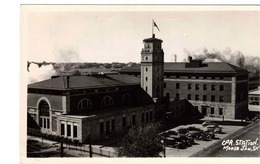 MOOSE JAW, Saskatchewan, Canada, CPR Station / Depot, 1940's RPPC - Other & Unclassified
