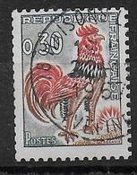 TYPE COQ DECARIS - ROULETTE AVEC NUMERO ROUGE - YVERT N°1331A OBLITERE 1967 - 1962-1965 Gallo De Decaris