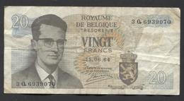 België Belgique Belgium 15 06 1964 -  20 Francs Atomium Baudouin. 3 Q 6939070 - 20 Francos