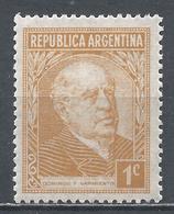 Argentina 1935. Scott #419 (MNH) President, Domingo Faustino Sarmiento - Unused Stamps