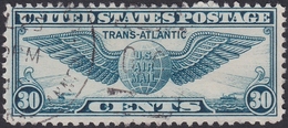 Etats Unis, 1939, 30c, 1er Vol Transatlantique New-York-Marseille (Yvert 25) - 1a. 1918-1940 Usados