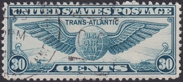 Etats Unis, 1939, 30c, 1er Vol Transatlantique New-York-Marseille (Yvert 25) - 1a. 1918-1940 Oblitérés