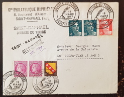 FRANCE Cachet Illustré FDC "Journée Du Timbre SAINT RAPHAEL 1947 - ....-1949