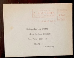 FRANCE Livres, Presse, (EMA) Empreinte Mecanique Publicitaire LIBRAIRIE HATIER 1940 - Other & Unclassified
