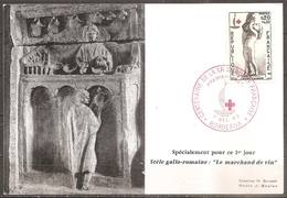 C.p. Centenaire De La Croix-rouge Française Le 07/12/1963 (bon Etat) - 1960-69