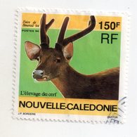 Env 1 : Nouvelle Caledonie Stamp Timbre Oblitéré Foire De Bourail 94 L'élevage De Cerf - Used Stamps