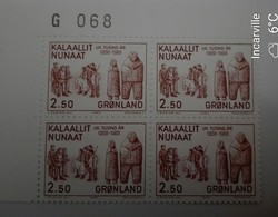 Groenland, 1983, Mint Y&T GL 131 , 2.50 Kr, Block 4 Mint Unhinged , Gomme Origine - Neufs