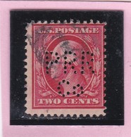 Etats-Unis  N°168 - 1908-1909  -  G. WASHINGTON  - Oblitérés - PERFORE - Perforados