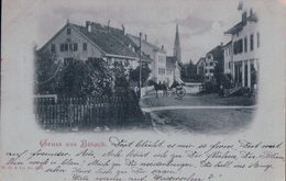 Gruss Aus Bülach, Attelage (28.8.1898) Usure D' Angle - Bülach