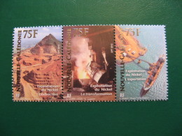 NOUVELLE CALEDONIE YVERT POSTE ORDINAIRE N° 1107/1109 NEUFS** LUXE - MNH - FACIALE 1,89 EURO - Unused Stamps