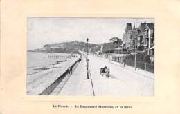 76 - LE HAVRE : Le Boulevard Maritime Et Le Hève - CPA Encadré En " Relief "- Seine Maritime - Cap De La Hève