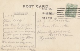 Postcard Genealogy Dr Heinke C/O Miss Heinke ? Park School Henleaze Bristol PU 1909 My Ref  B13204 - Genealogy