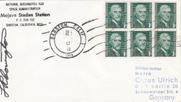 1969 USA  Apollo 12 Nasa Mojave Stadan Station Orig.signed Commemorative Cover - América Del Norte