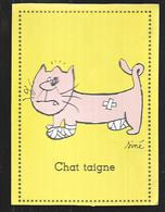 Cpm St004604 Siné Chat Taigne , Chataigne, Cocard, Oeil Au Beurre Noir , Ancienne édition - Sine