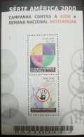 O) 2000 BRAZIL, CAMPAIGN AGAINST AIDS NATIONAL ANTI DRUG WEEK SCT 2755, MNH - Ungebraucht