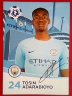 Manchester City Tosin Adarabioyo  Signed Card - Autogramme