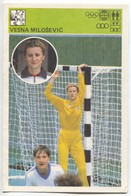 Handball Balonmano - SVIJET SPORTA CARD, Vesna Milošević, Special Issued 1981. - Handball