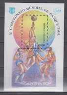 Argentina Mi# Block 42 ** MNH Basketball 1990 - Neufs