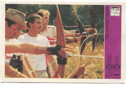 Archery - SVIJET SPORTA CARD, Special Issued, 1981. - Tir à L'Arc