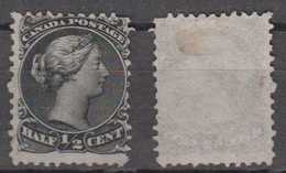 Canada Kanada Mi# 17 Y (*) Victoria 1/2c  1868 - Unused Stamps