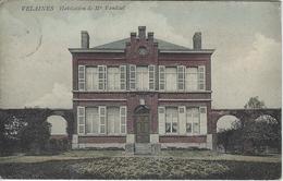 Velaines   -    Habitation De Mr Vandael.   -   Prachtige Kaart!   1911   Naar   Moerbeke (Waas) - Celles