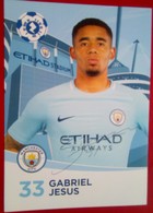 Manchester City  Gabriel Jesus   Signed Card - Autografi