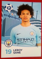 Manchester City  Leroy Sane   Autographed Card - Autografi