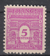 FRANKRIJK - Michel - 1944 - Nr 639 - MH* - 1944-45 Arc De Triomphe
