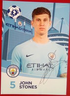 Manchester City   John Stones   Signed Card - Handtekening