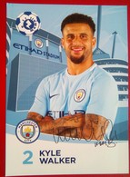 Manchester City   Kyle Walker   Signed Card - Autógrafos