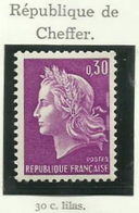 FRANCE - 1967 - RÉPUBLIQUE DE CHEFFER - YT N° 1536 - TIMBRE NEUF** - Nuovi