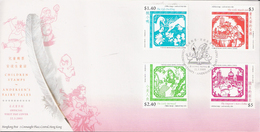 Hong Kong 2005 200th Birthday Of H C Andersen, Fairytales Mi 1285-1288 FDC - Covers & Documents