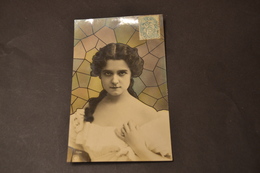 Carte Postale 1906 CPA B.J Falk Femme Gros Plan - Women