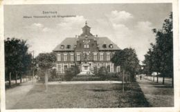 N°72632 -cpa Saarlouis -Höhere Tochterschule Mit Kriegerdenkmal- - Kreis Saarlouis