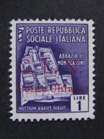 ITALIA RSI CLN Comitati Di Liberazione-1945- "Ponte Chiasso" £. 1 MLH* (descrizione) - Comité De Libération Nationale (CLN)