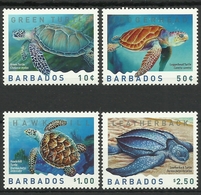 BARBADOS  2007  TURTLES SET MNH - Unclassified