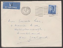 Hong Kong - New Zealand Airmail Cover 65c ANNIGONI 1966 - Lettres & Documents