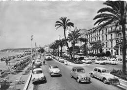 Nice - La Promenade Des Anglais - Automobiles - 2CV Citroën, DS - Autobus - Straßenverkehr - Auto, Bus, Tram