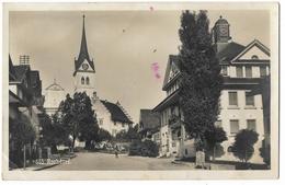 HOCHDORF: Dorfstrasse Mit Coiffeur ~1925 - Hochdorf