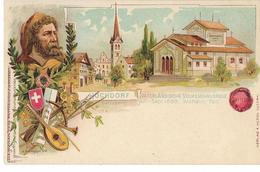 HOCHDORF: Vaterländische Volksschauspiele, Litho 1899 - Hochdorf