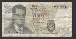 België Belgique Belgium 15 06 1964 -  20 Francs Atomium Baudouin. 3 V 5182041 - 20 Francs
