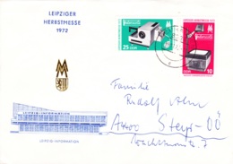 1972, DDR, "Leipziger Herbstmesse 1972", Echt Gelaufen - 1971-1980