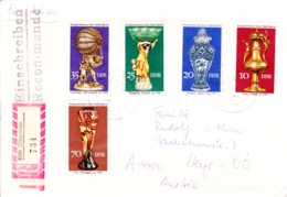 1976, DDR, "Historisches Kunsthandwerk", Kompletter Satz, REC, Echt Gelaufen - Privé Briefomslagen - Gebruikt