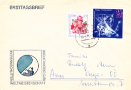 1973, DDR, "Theaterinszenierung Von W. Felsenstein" + "Internationale Rosenausstellung", Echt Gelaufen - 1971-1980