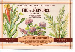 Illustrée The De Jouvence - MAIS - ARMOISE - Piante Medicinali