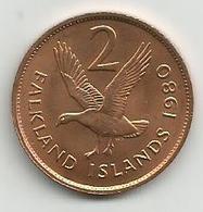 Falkland Islands 2 Pence 1980. - Falklandeilanden